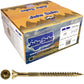 #8 Gold Star/Torx Drive Zinc Coated T-20 Flat Head Wood Screws