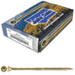 #10 Gold Star/Torx Drive Zinc Coated T-25 Flat Head Wood Screws