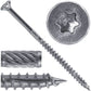 #10 Silver Star Stainless Steel Wood Screw Torx/Star Drive Head - 300 Series Stainless Steel Torx/Star Drive Wood Screws