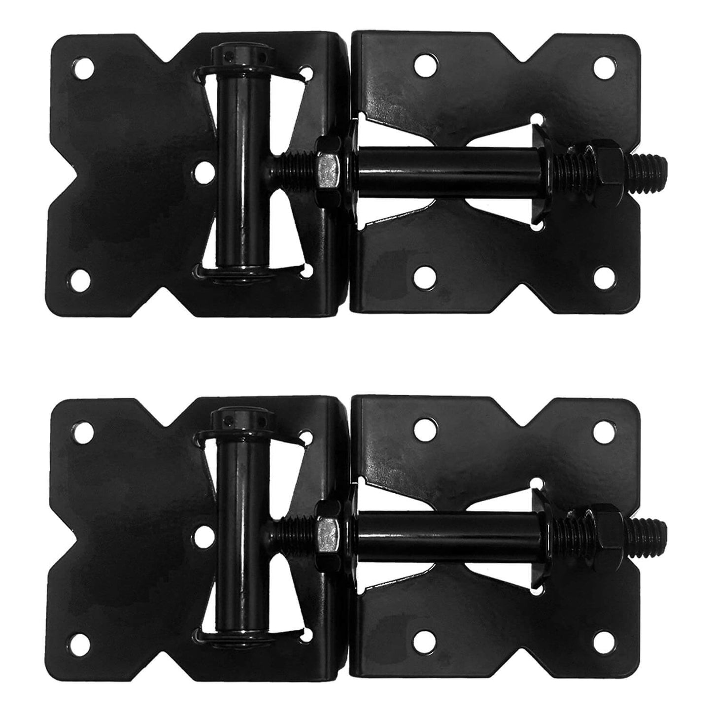 Vinyl Gate Hinges - For Vinyl, PVC or Plastic Fencing. Vinyl Fence Gate Hinges w/Mounting Hardware. Available in Standard, Self-Closing and Stainless Steel