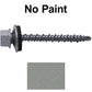 10 x 2" - Mini Driller Sheet Metal Roofing Screw - Hex Washer Head -  Self starting metal to wood siding screws. EPDM washer. Colored head.