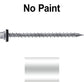 #9 x 3" Stainless Steel Metal Roofing Screws - Hex Washer Head - Self starting/self tapping - EPDM washer. Colored head.