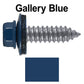 17 x 1"  Metal Roofing Screws - Metal Panel to Metal Purlins and Recovery Screws - Hex Washer Head - EPDM washer.