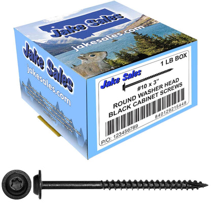 #10 Round Washer Head Truss Head Screw. Torx/Star Drive Head Wood Screws. Multipurpose Cabinet, Furniture, Siding and Trim and General Construction