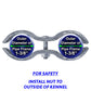Galvanized Chain Link Fence Panel Clamps with Bolts & Nuts - Saddle Clamps for Dog Kennels & Temporary Fencing