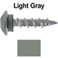 10 X 1" - LOW PROFILE Star Head Roofing Screws - HI-LO Thread - Metal To Wood - T25 Torx Drive Head - EPDM washer.