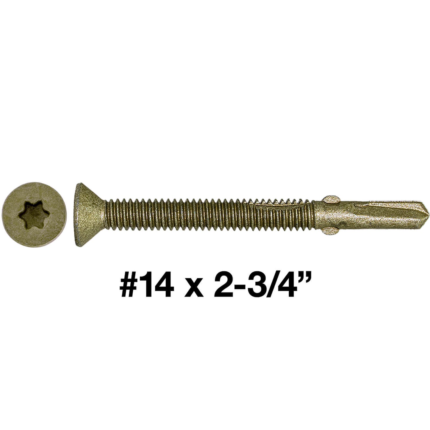 Reamer Tek Torx/Star Head Self-Drilling Wood to Metal Screws - for Flatbeds, Trailers or Fastening Wood to Steel