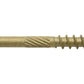 #9 Bronze Star Trim Head Wood Screw Torx/Star Drive Head - Multipurpose Exterior Coated Torx/Star Drive Wood Screws