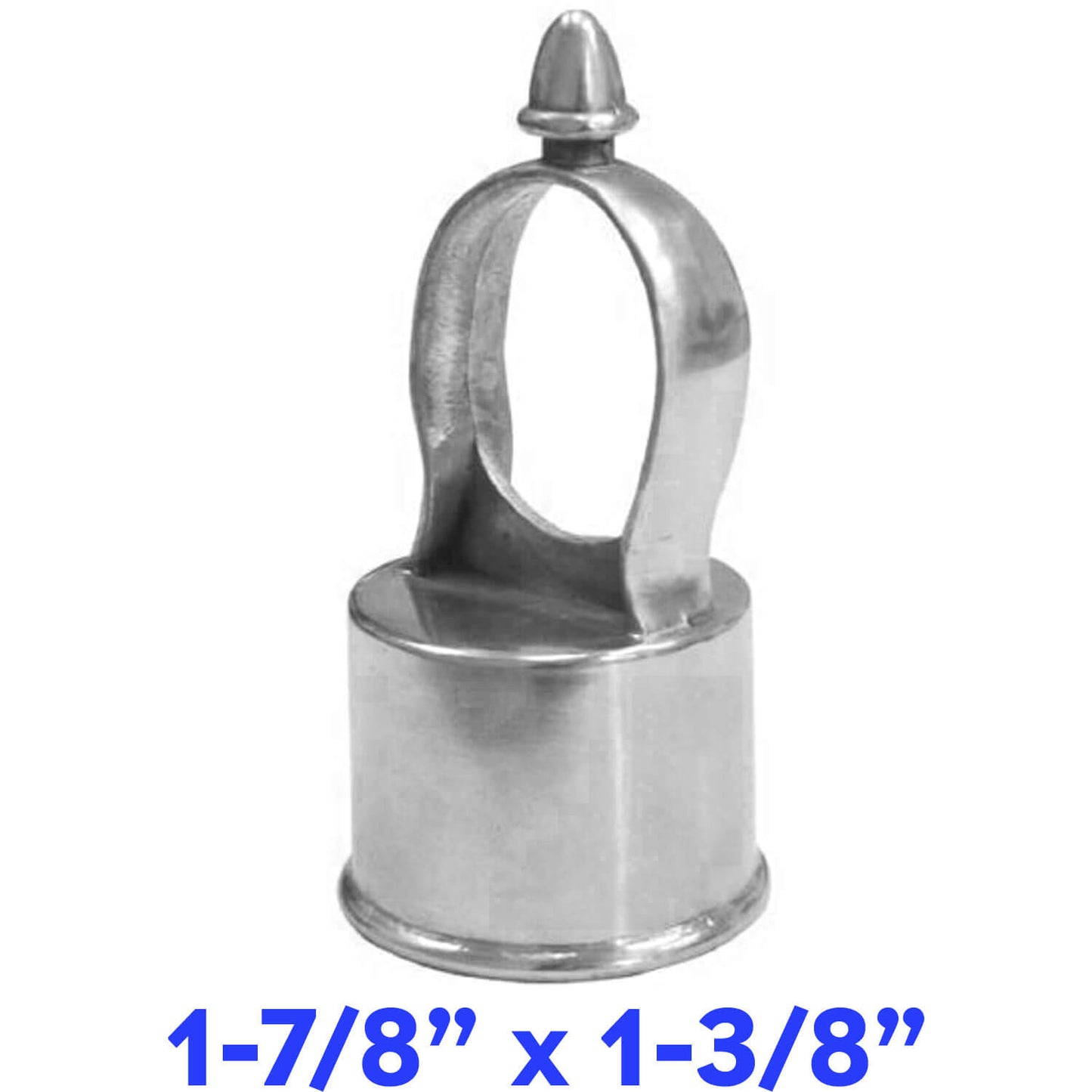 Chain Link Fence Loop Cap Eye Top -  Aluminum Chain Link Fence Eye Top Loop Cap