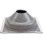 GRAY Square Base EPDM Flexible Pipe Flashing