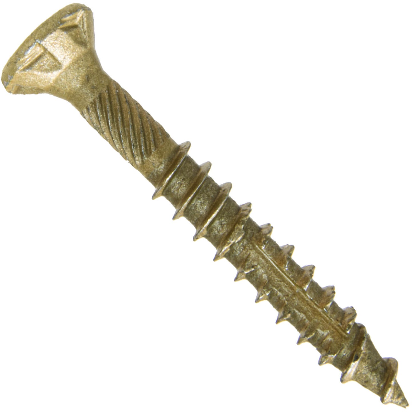 #9 x 1-1/2" Bronze Coated Multipurpose Wood Screw Torx/Star Drive Flat Head Exterior Coated - ACQ Compatible Wood Screws (OVERSTOCK)