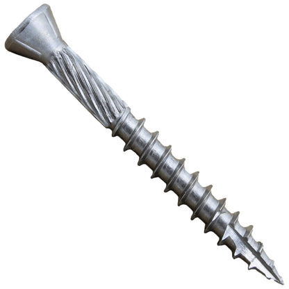 #9 x 1-5/8" Silver Star Stainless Steel TRIM HEAD Screw Torx/Star Head-Stainless Steel TRIM HEAD Wood Screws 300 Series Stainless Steel Torx/Star Drive Screws - (OVERSTOCK)
