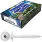 #7 Interior / Exterior Coated Round Head - Wood Screw with Torx/Star Drive Head.