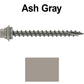 12 X 2-1/2" Metal Roofing Screws For OSB and Plywood - Galvanized Metal to Wood Type 17 Tip - 1/4" Hex Head - Assembled EPDM Washer