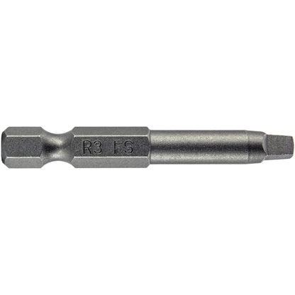SQUARE BIT DRIVERS: 2 inch - #1, #2, #3  Robertson (R1/R2) - Quick-Change Shank