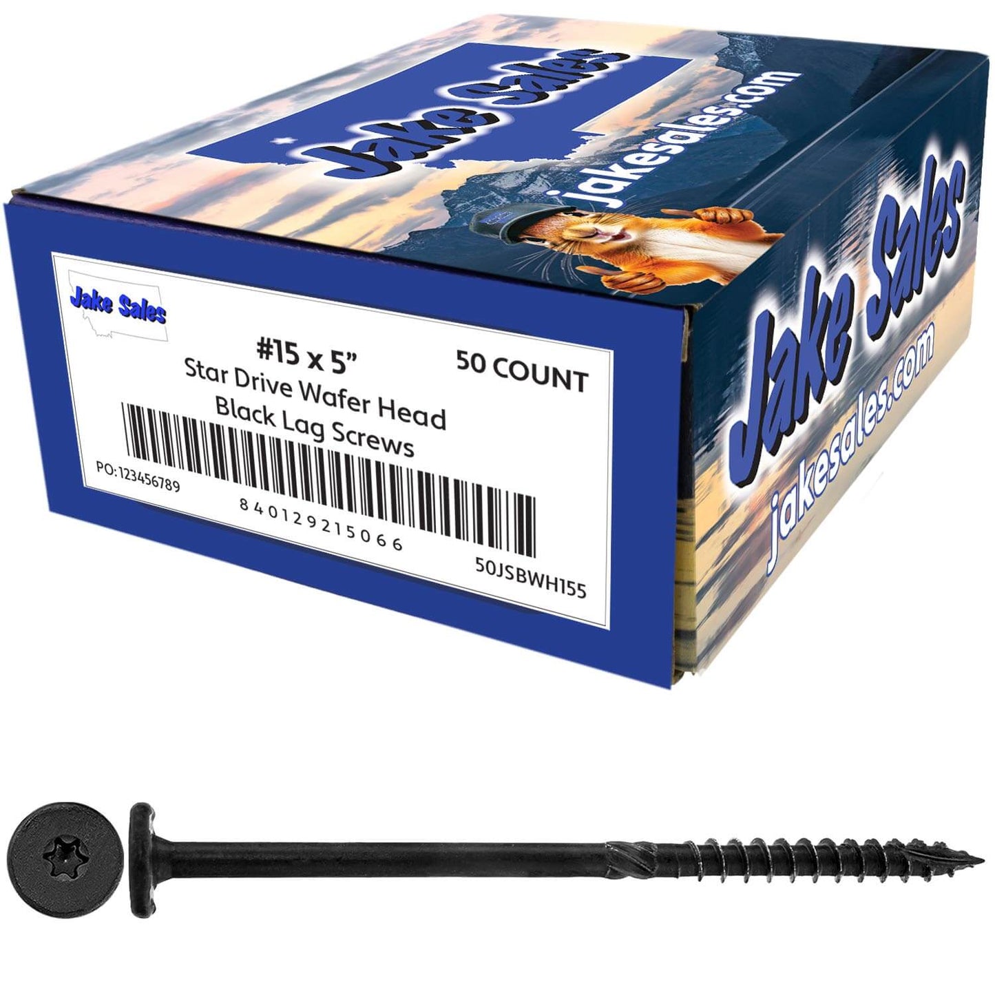 #15 Black Wafer Head Structural Lag Screws. Used for Log Construction, Timber Framing, Laminated Beams and Pole Barns Among Other Uses. T-30 Torx/Star Drive
