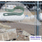 Tension Band for Chain Link Fence - Manufactured from Galvanized Steel to Prevent Rust. Tension Bands Wrap Around the Pipe on the Fence and Attach to a Tension Bar Holding the Chain Link Mesh