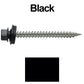 #9 x 2" Stainless Steel Metal Roofing Screws - Hex Washer Head - Self-Piercing (SP) tip metal to wood. EPDM washer. Colored head.
