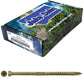 #9 Bronze Star Trim Head Wood Screw Torx/Star Drive Head - Multipurpose Exterior Coated Torx/Star Drive Wood Screws