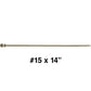 #15 Extra Long Bronze Exterior Wood Screws - Torx Drive