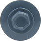 #10 X 1" HI-LO Zinc Aluminum Cap Metal Roofing Screws - Hex Washer Head - Self starting/self tapping - EPDM washer. Colored head.