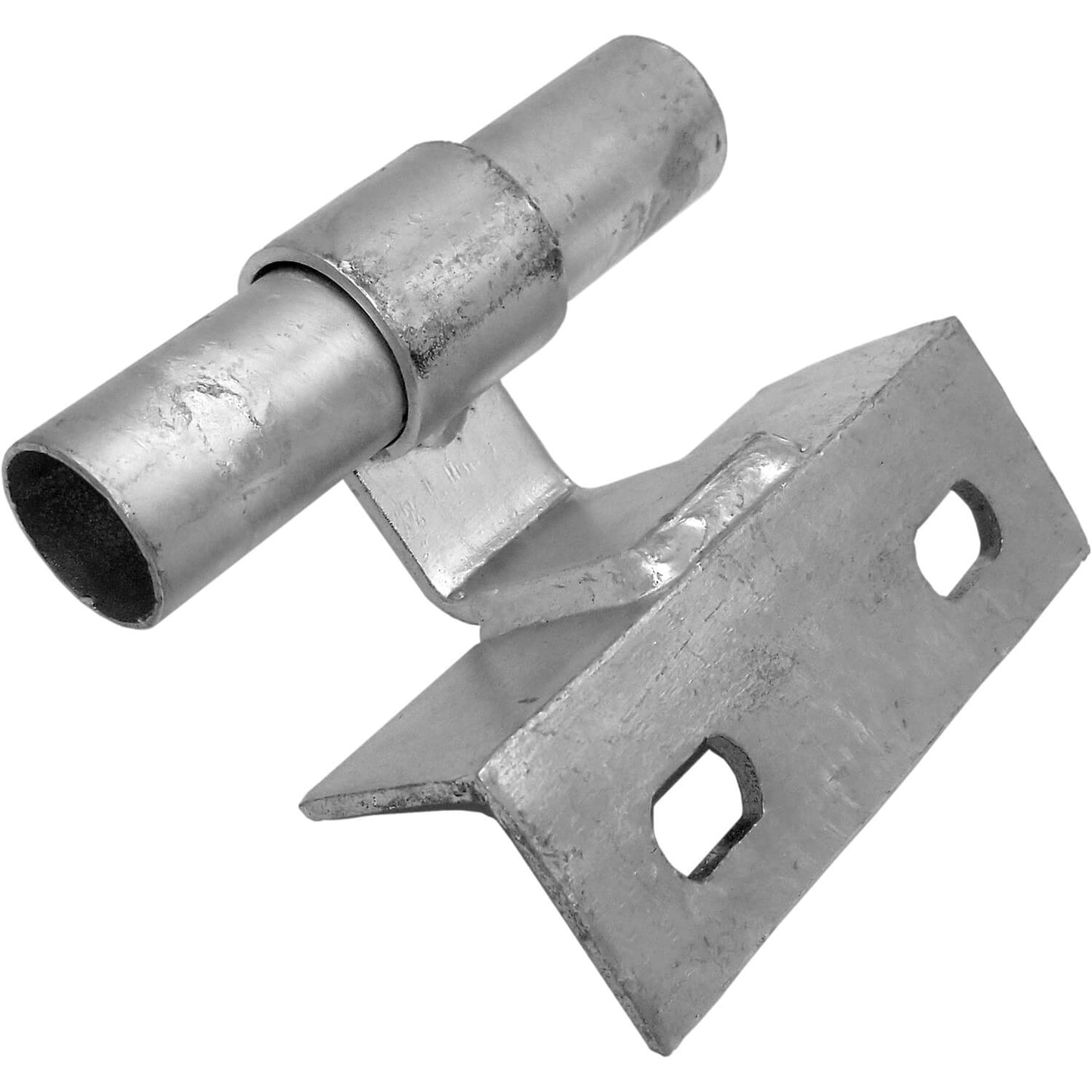 ROLLING/SLIDING GATE TRACK BRACKET -WALL MOUNT: for 1-5/8" Track Pipe [Flat Back]