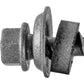 12 X 2-1/2" Metal Roofing Screws For OSB and Plywood - Galvanized Metal to Wood Type 17 Tip - 1/4" Hex Head - Assembled EPDM Washer