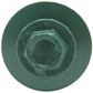 #10 X 1" HI-LO Zinc Aluminum Cap Metal Roofing Screws - Hex Washer Head - Self starting/self tapping - EPDM washer. Colored head.
