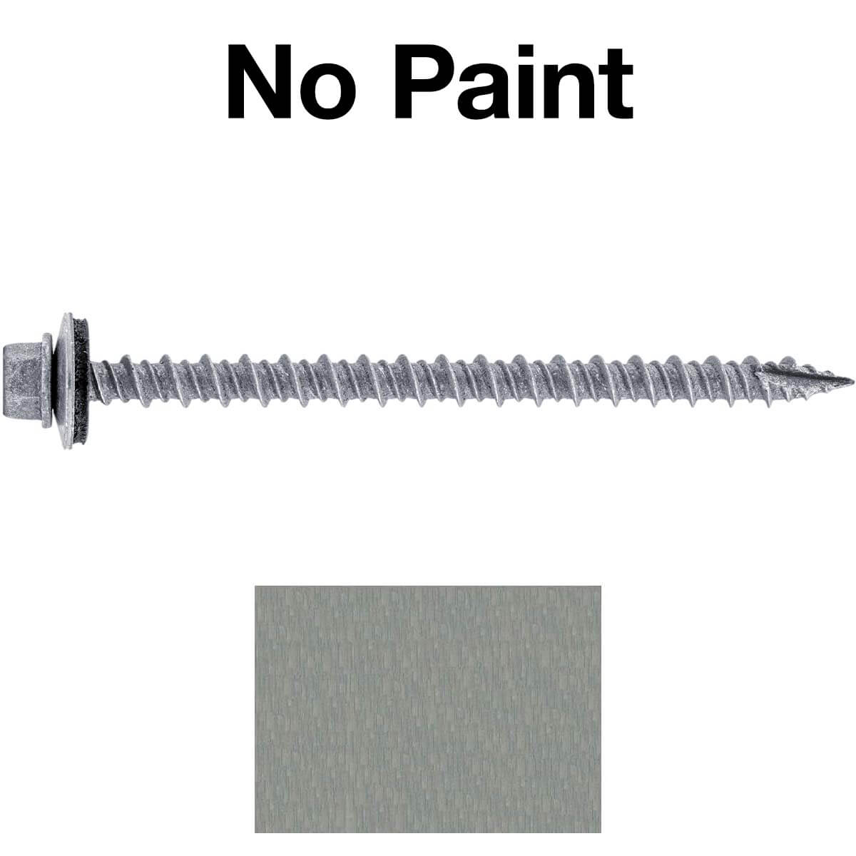 10 x 3" Metal ROOFING SCREWS: ( 250) Galvanized Hex Head Sheet Metal Roof Screw. Self starting metal to wood siding screws. EPDM washer.