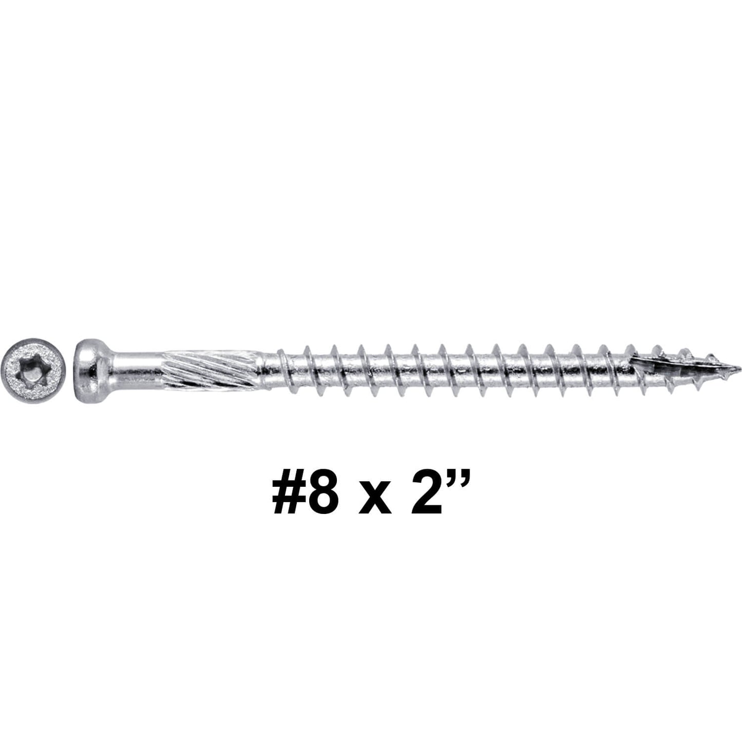 Stainless Steel Finish Wood Screw - Marine Grade 316 Exterior & Interior Use