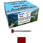 10 x 2" LOW PROFILE Star Head Roofing Screws - HI-LO Thread - Metal To Wood - T25 Torx Drive Head - EPDM washer.