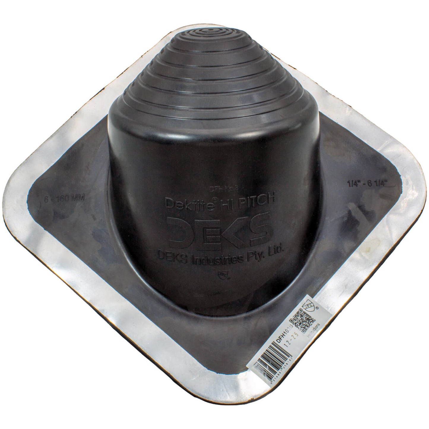 Dektite Hi-Pitch Roof Flashing for Steep Slope Metal Roofing Flexible Flashing With Aluminum Collar