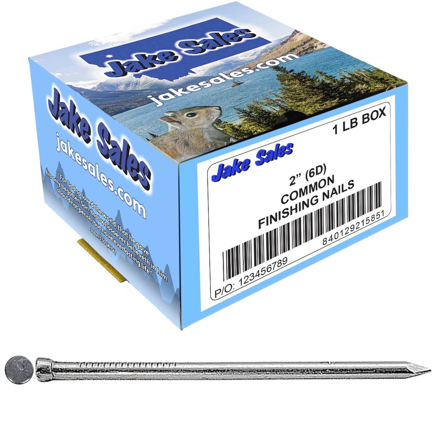 Finish Nails used for "finishing" projects and are non-structural in nature. Common uses for a finish nail are installing crown molding, baseboards, paneling and other projects