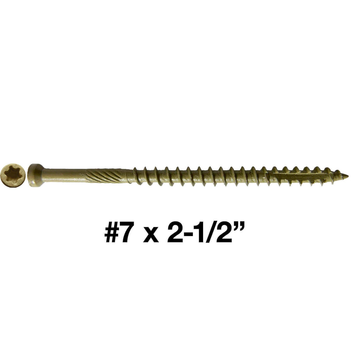 "Tiny" FINISH HEAD Wood Screw Torx/Star  Head - Finish Head Exterior Coated Torx/Star Drive Wood Screws-Tiny Head Wood Screws