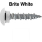 10 X 1" - LOW PROFILE Star Head Roofing Screws - HI-LO Thread - Metal To Wood - T25 Torx Drive Head - EPDM washer.