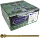 #14 x 5" - 8" Bronze Exterior Coated Wood Screws - Extra Long Bronze Wood Screw with Torx/Star Drive Head - Multipurpose Torx/Star Drive Wood Screws