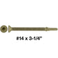 Reamer Tek Torx/Star Head Self-Drilling Wood to Metal Screws - for Flatbeds, Trailers or Fastening Wood to Steel