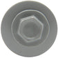 #10 X 1" HI-LO Zinc Aluminum Cap Metal Roofing Screws - Hex Washer Head - Self starting/self tapping - EPDM washer. Colored head.