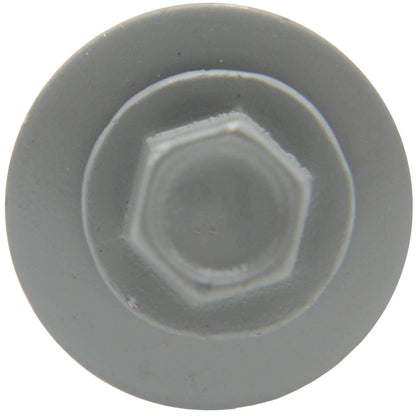 #10 X 1" HI-LO Zinc Aluminum Cap Metal Roofing Screws - Hex Washer Head - Self starting/self tapping - EPDM washer. Colored head.