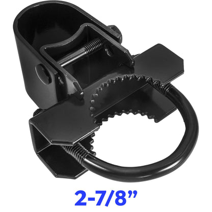 BLACK BULL DOG GATE HINGE - Commercial Heavy Duty - Chain Link Fence Gate Hinge