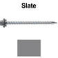 10 x 3” - STAINLESS HEX / ZINC Sheet Metal Roof Screw. Self starting metal to wood siding screws. EPDM washer. Colored head.