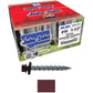 #10 x 1-1/2" Metal ROOFING SCREWS - Hex Washer Head - Self starting/self tapping - EPDM washer. Colored head.