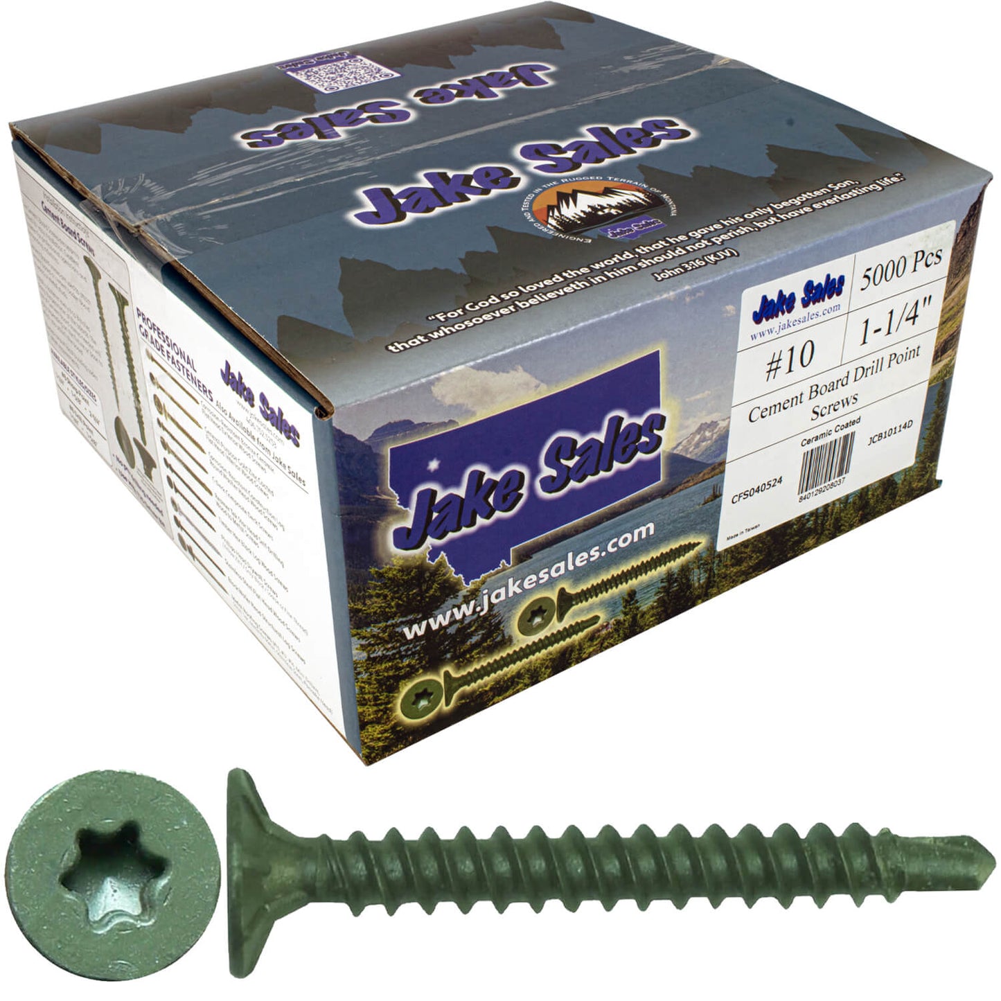 #10 Cement Board Torx/Star Head Screws DRILL POINT for Fastening Cement Backer Board/Cement Board/Tile Board - Torx/Star - T-25 Torx Head