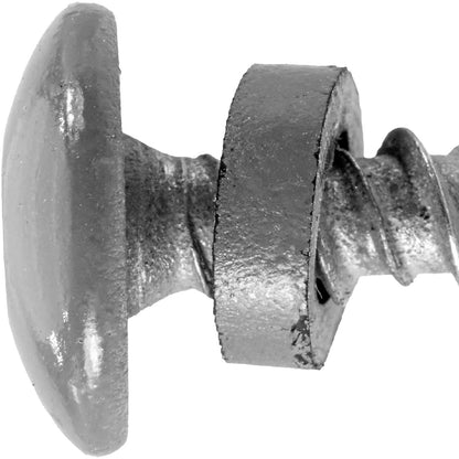 10 x 1-1/2” LOW PROFILE Star Head Roofing Screws - HI-LO Thread - Metal To Wood - T25 Torx Drive Head - EPDM washer