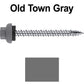10 X 2“ HI-LO Zinc Aluminum Cap Metal Roofing Screws - Hex Washer Head - Self starting/self tapping - EPDM washer. Colored head.