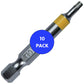 T10 (T-10) Torx/Star Driver Bit - Color Coded Torx/Star Drive Bit for Screws and Fasteners Requiring T10 (T-10) Size Bits
