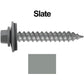 #12 x 1-1/2"  RE-GRIP METAL ROOFING SCREWS - Hex Washer Head - Self starting/self tapping - EPDM washer. Colored head.