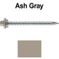 10 x 2-1/2” - STAINLESS HEX / ZINC Sheet Metal Roof Screw. Self starting metal to wood siding screws. EPDM washer. Colored head.