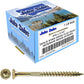 #10 Gold Star/Torx Drive Zinc Coated T-25 Flat Head Wood Screws