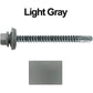 #12 X 3" Metal to Metal Type #3 Roofing Screws - Hex Washer Head - Self starting/self tapping - 5/8" EPDM washer. Colored head.